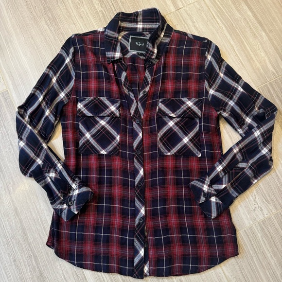 Rails Hunter Button Down Flannel, Size S - Picture 2 of 5